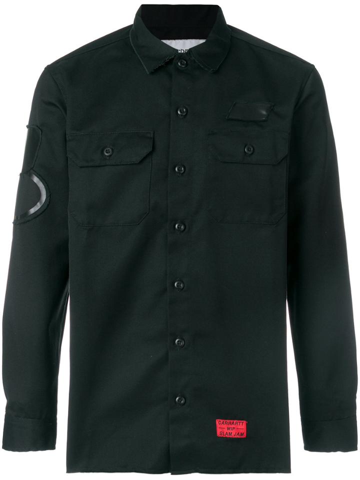 Carhartt Button-down Fitted Shirt - Black