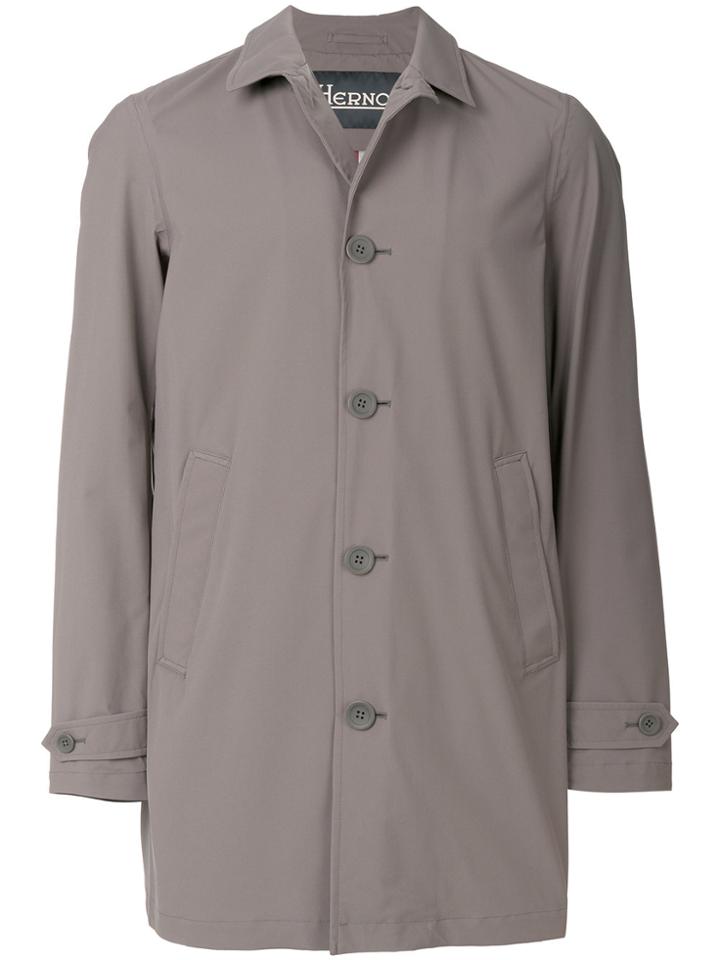 Herno Button-down Jacket - Grey