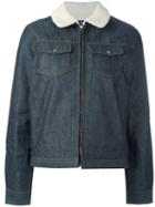 A.p.c. 'bonnie' Denim Jacket, Women's, Size: 38, Polyester/acrylic/cotton