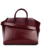 Givenchy - Antigona Bag - Women - Calf Leather - One Size, Red, Calf Leather