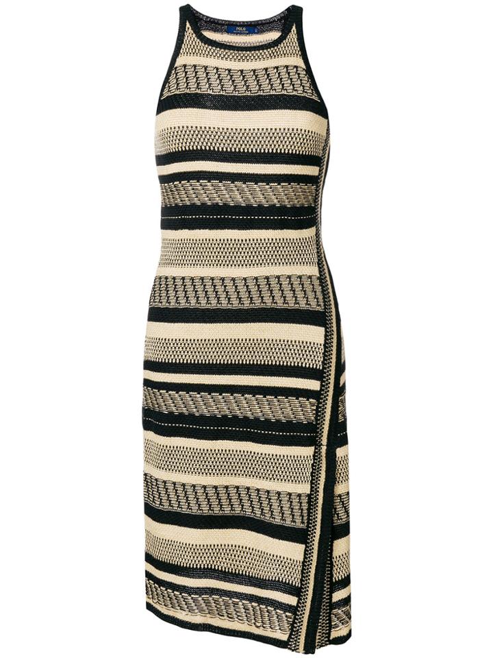 Polo Ralph Lauren Illusion Wrap Dress - Nude & Neutrals