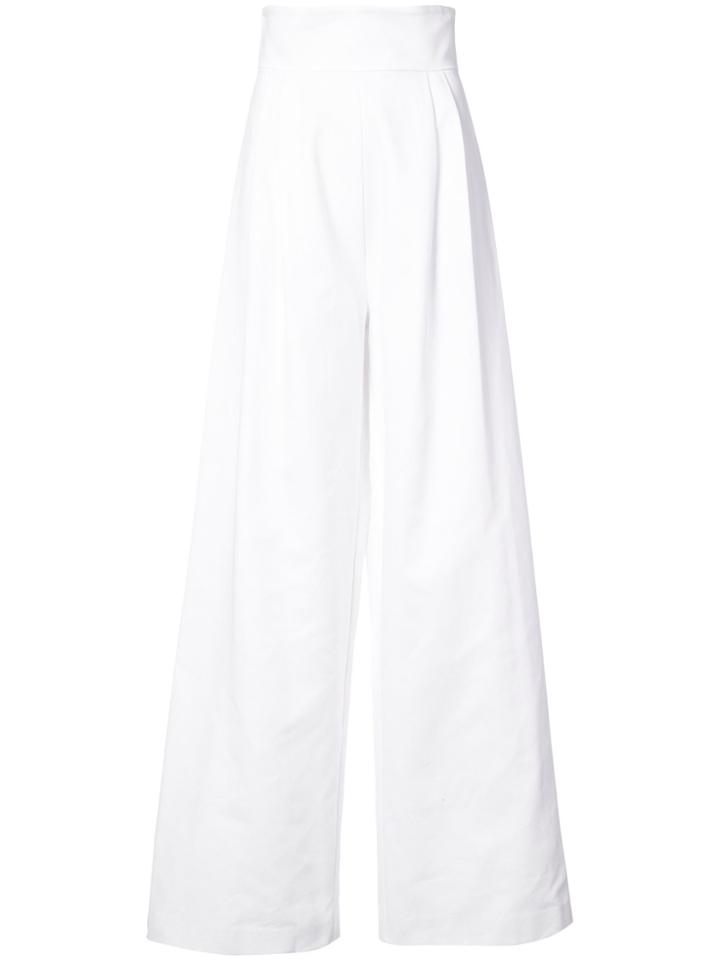 Petersyn Vivian High Waist Trousers - White
