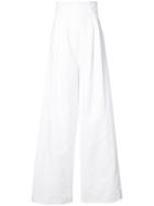 Petersyn Vivian High Waist Trousers - White