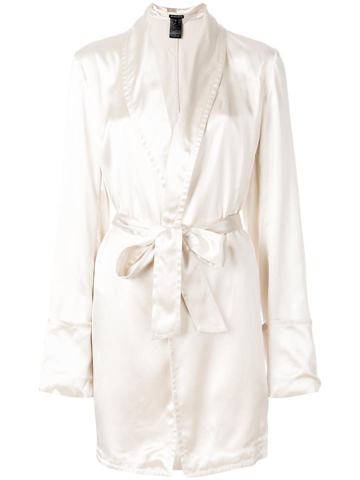 Ann Demeulemeester Oversized Robe Jacket - Nude & Neutrals
