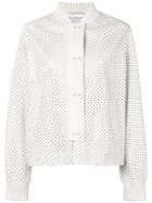 Simonetta Ravizza Ibiza Leather Jacket - White