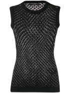 Dolce & Gabbana Crochet Knitted Vest - Black