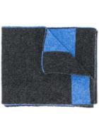 Dell'oglio Two-tone Scarf - Grey