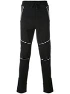 Contrast Track Pants - Men - Cotton - L, Black, Cotton, Just Cavalli