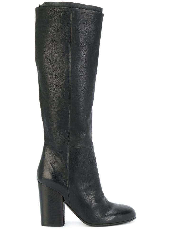 Pantanetti Knee Length Boots - Black