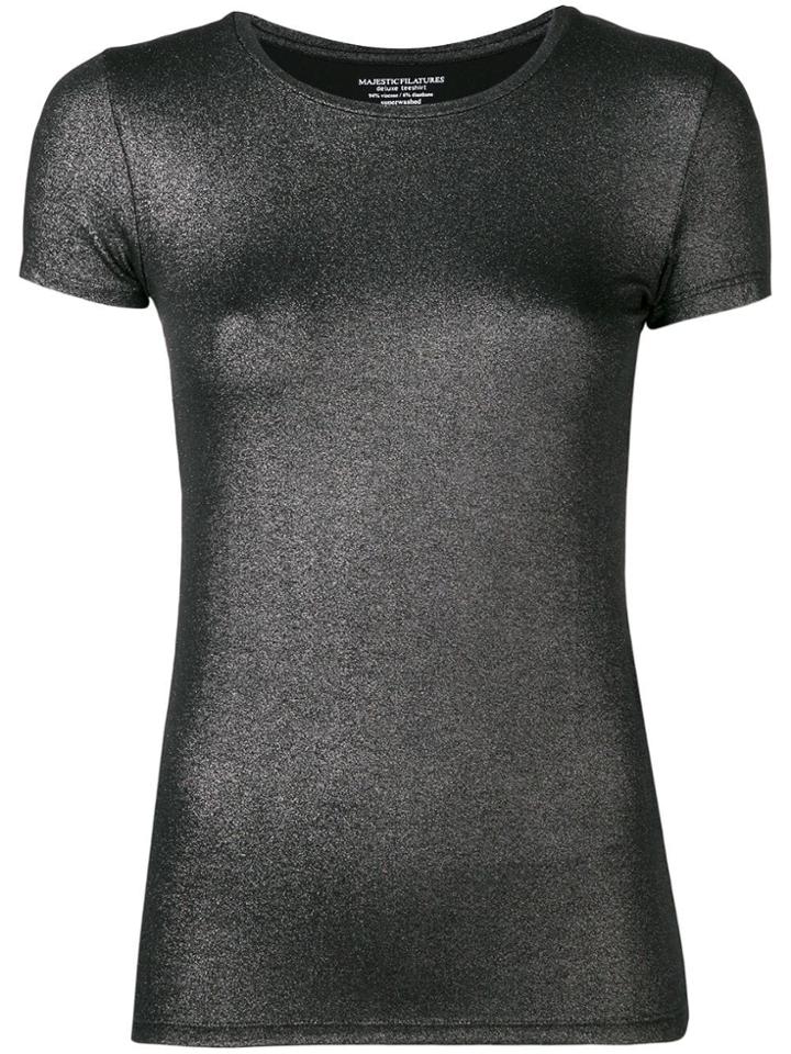 Majestic Filatures Short-sleeve Fitted T-shirt - Black