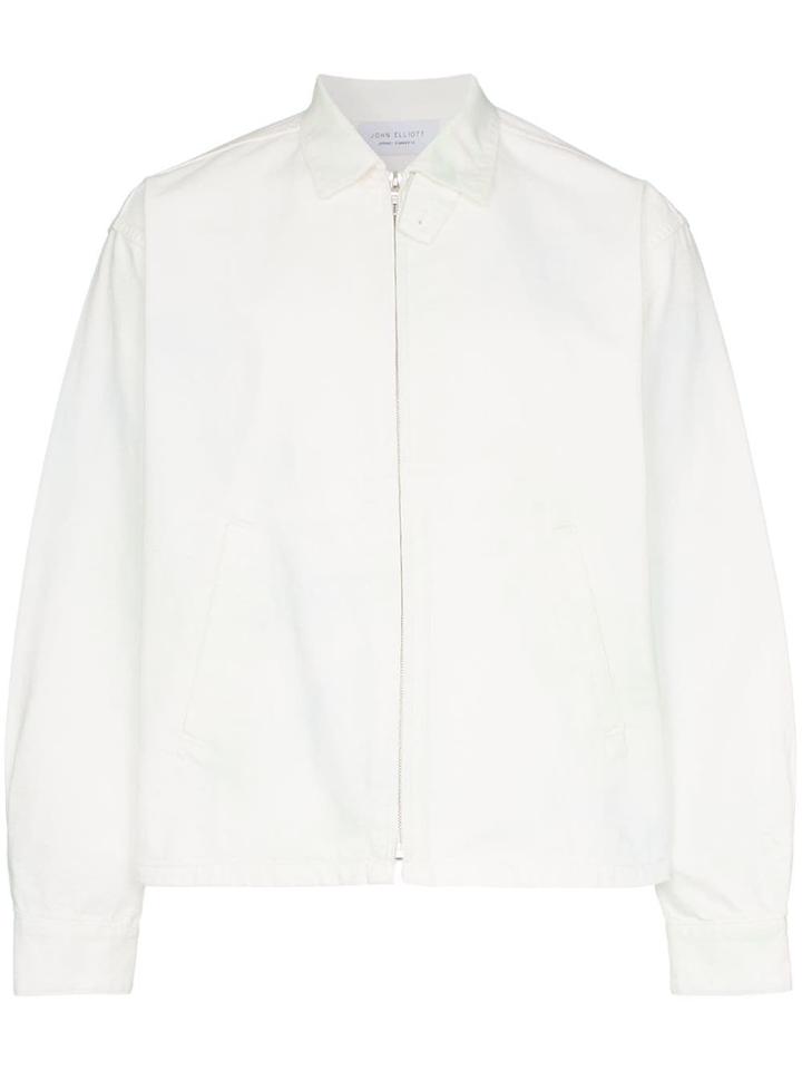 John Elliott Mechanic Sour Skittles Print Cotton Jacket -
