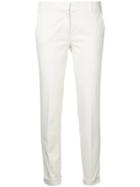Incotex - Skinny-fit Chinos - Women - Cotton - 38, White, Cotton
