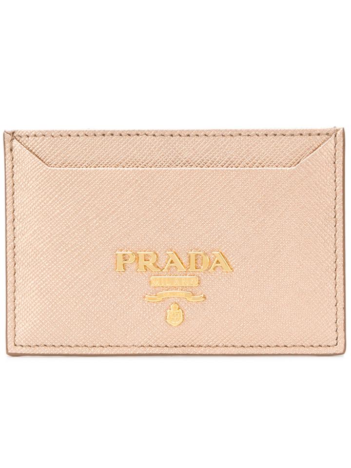 Prada Card Holder - Metallic