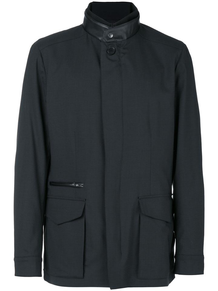 Brioni Flap Pockets Lightweight Jacket - Black