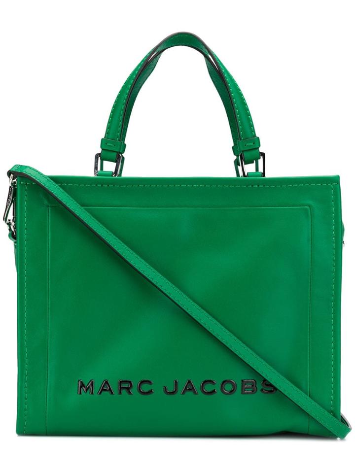 Marc Jacobs Contrast Lgoo Tote - Green