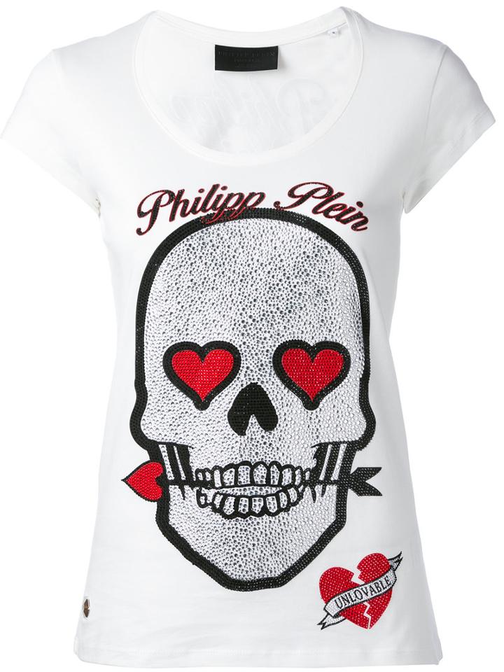 Philipp Plein - Balinay Devon T-shirt - Women - Cotton - Xs, White, Cotton