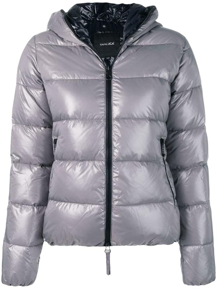 Duvetica Hooded Puffer Jacket - Grey