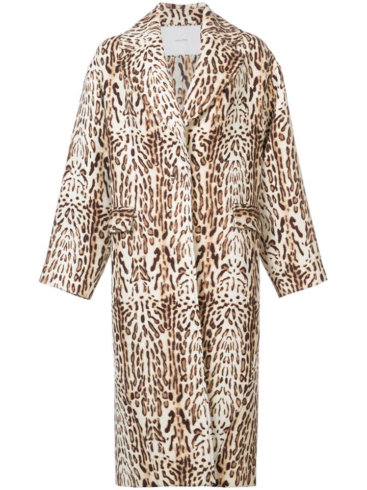 Adam Lippes Ocelot Cocoon Coat - Nude & Neutrals