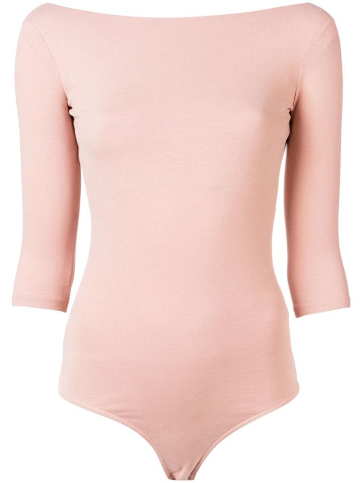 Acne Studios Boat Neck Leotard - Pink