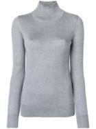 Joseph Lurex High Neck Sweater - Grey