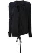 Assin Asymmetric Ribbed Cardigan
