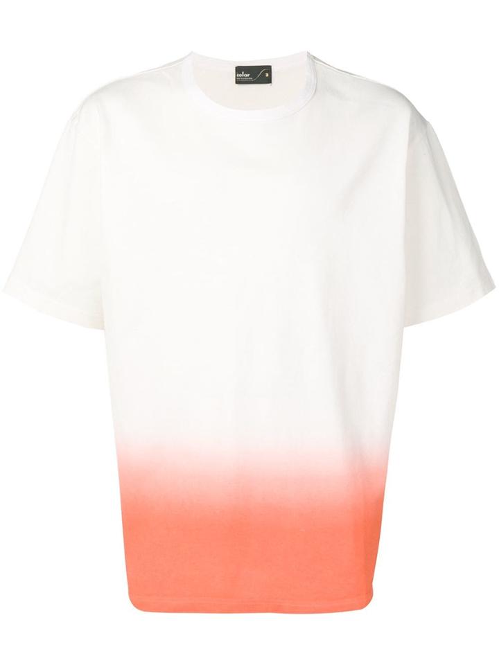 Kolor Ombre Oversized T-shirt - White