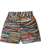 Missoni Intarsia Knit Shorts, Women's, Size: 38, Cotton/rayon