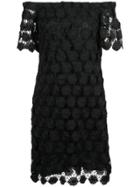 Trina Turk Off-the-shoulder Lace Dress - Black