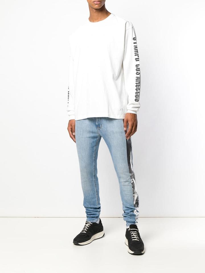 Stampd Mid Rise Skinny Jeans - Blue