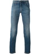 Fendi Slim Fit Jeans, Men's, Size: 31, Blue, Cotton/spandex/elastane