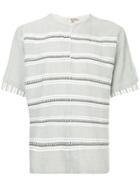 Lemlem Abel Pickstitch Stripe T-shirt - Grey