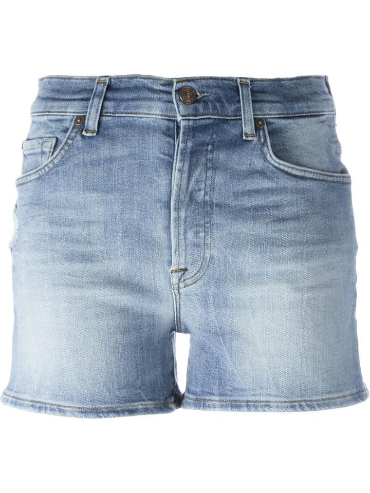 7 For All Mankind Stretch Mid-rise Shorts