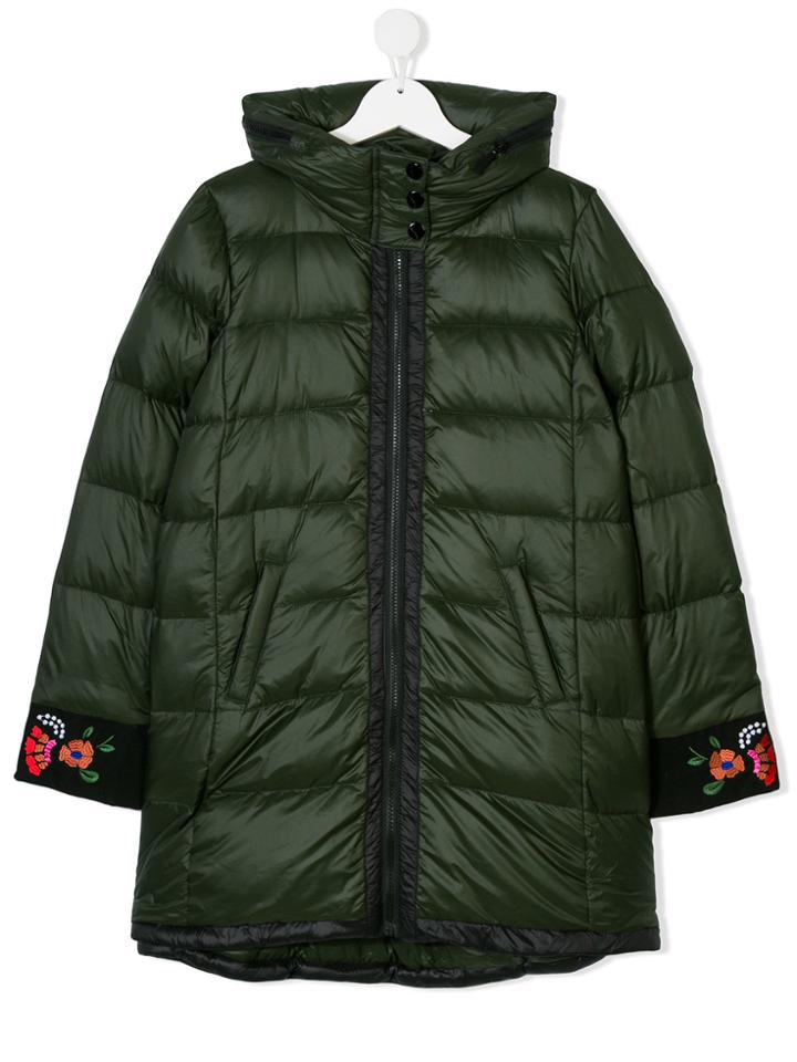 Simonetta Padded Coat - Green