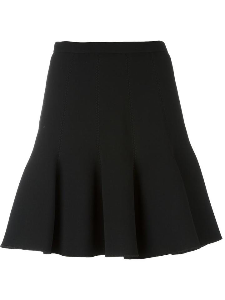 Carven Jupe Skirt, Women's, Size: 38, Black, Spandex/elastane/modal/polyester