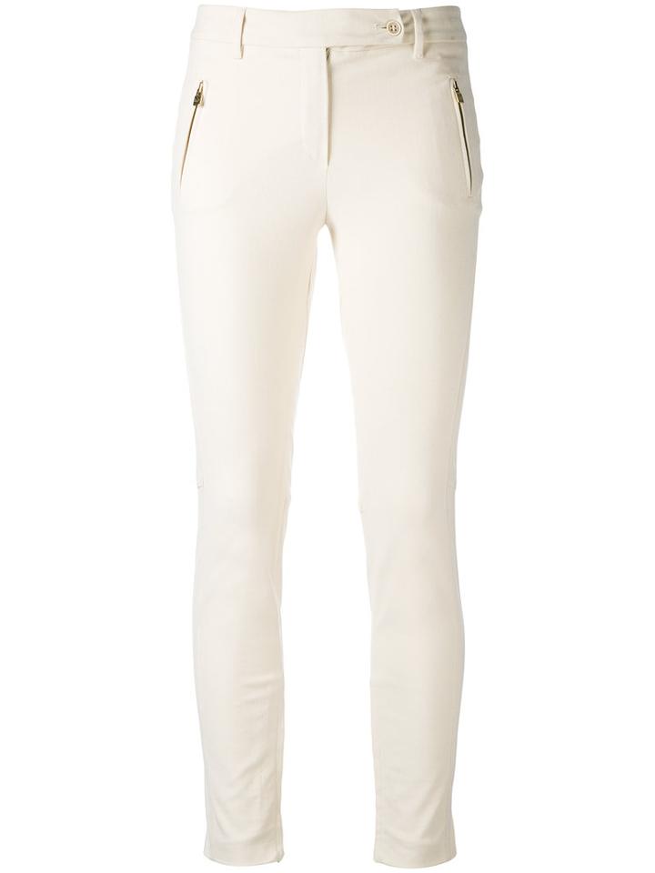 Loro Piana - Devon Cropped Trousers - Women - Cotton/spandex/elastane - 38, Nude/neutrals, Cotton/spandex/elastane
