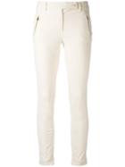 Loro Piana - Devon Cropped Trousers - Women - Cotton/spandex/elastane - 38, Nude/neutrals, Cotton/spandex/elastane