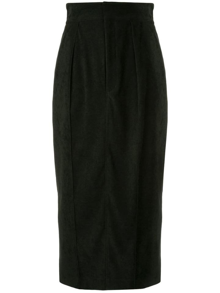 G.v.g.v. High Waisted Midi Skirt - Black