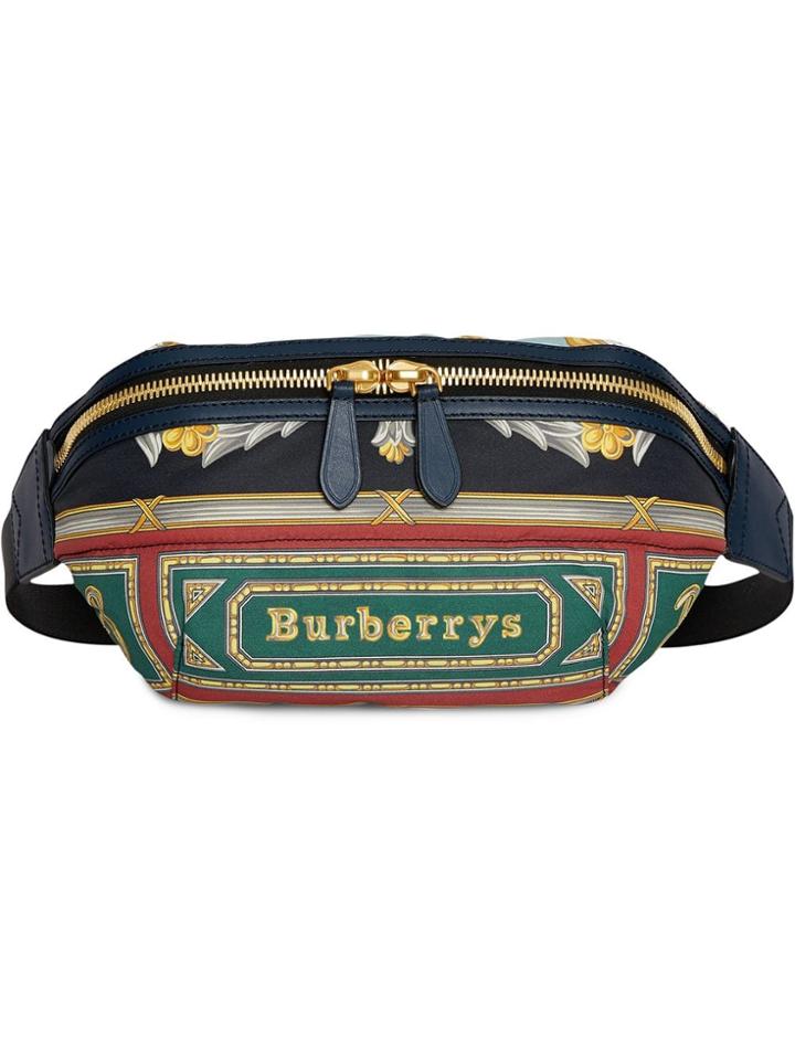 Burberry Medium Archive Scarf Print Bum Bag - Black