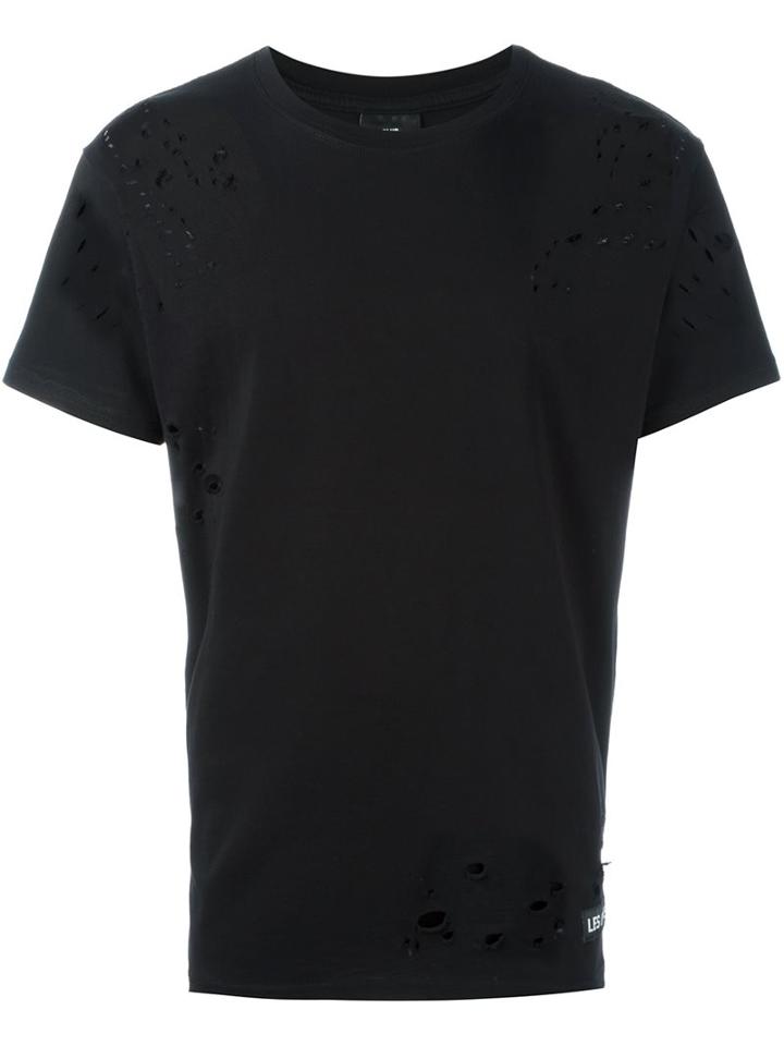 Les (art)ists Cut Out Tisci T-shirt, Men's, Size: Xl, Black, Cotton