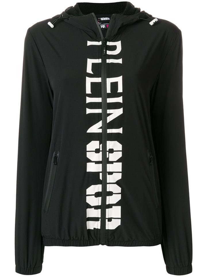 Plein Sport Super Tubes Hooded Jacket - Black