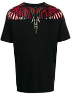 Marcelo Burlon County Of Milan Geometric Wings Print T-shirt - Black