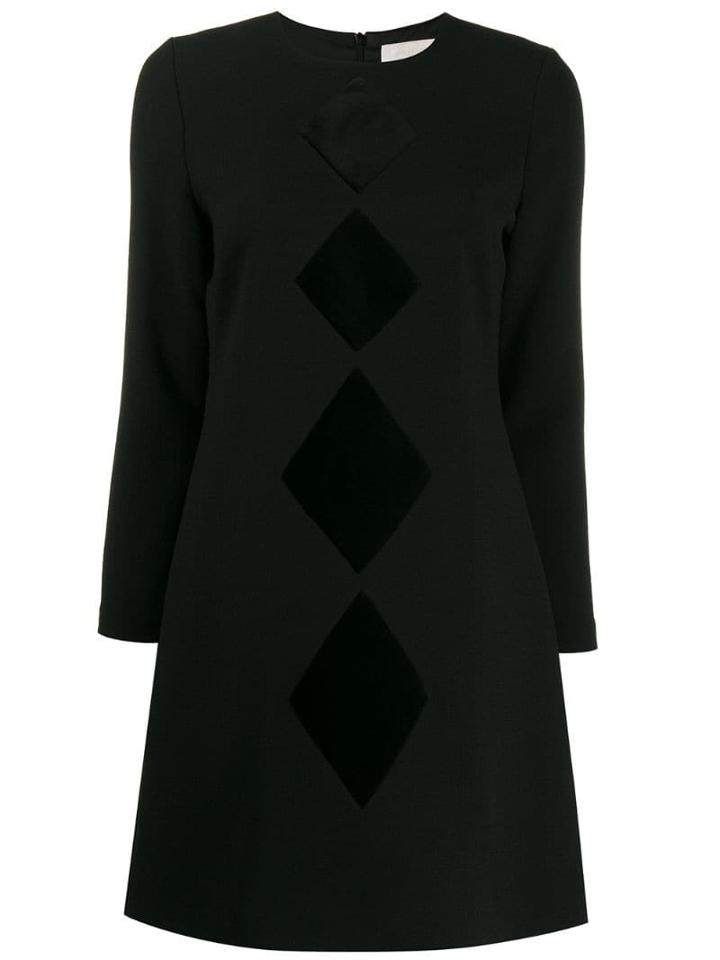 Goat Knitted Shift Dress - Black