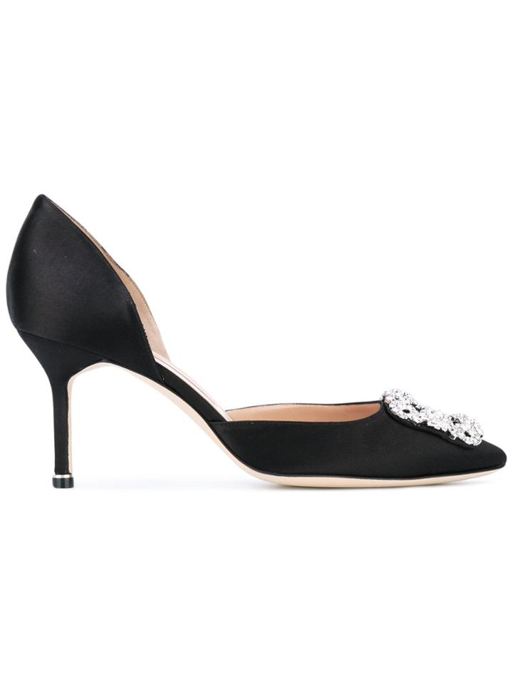 Manolo Blahnik Hangisido Pumps - Black