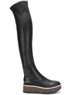 Clergerie Basilia Platform Thigh-high Boots - Black