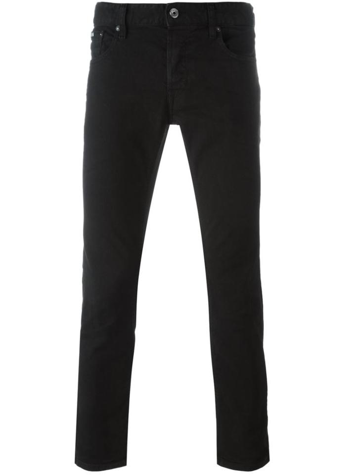Just Cavalli Classic Skinny Jeans, Men's, Size: 33, Black, Cotton/spandex/elastane