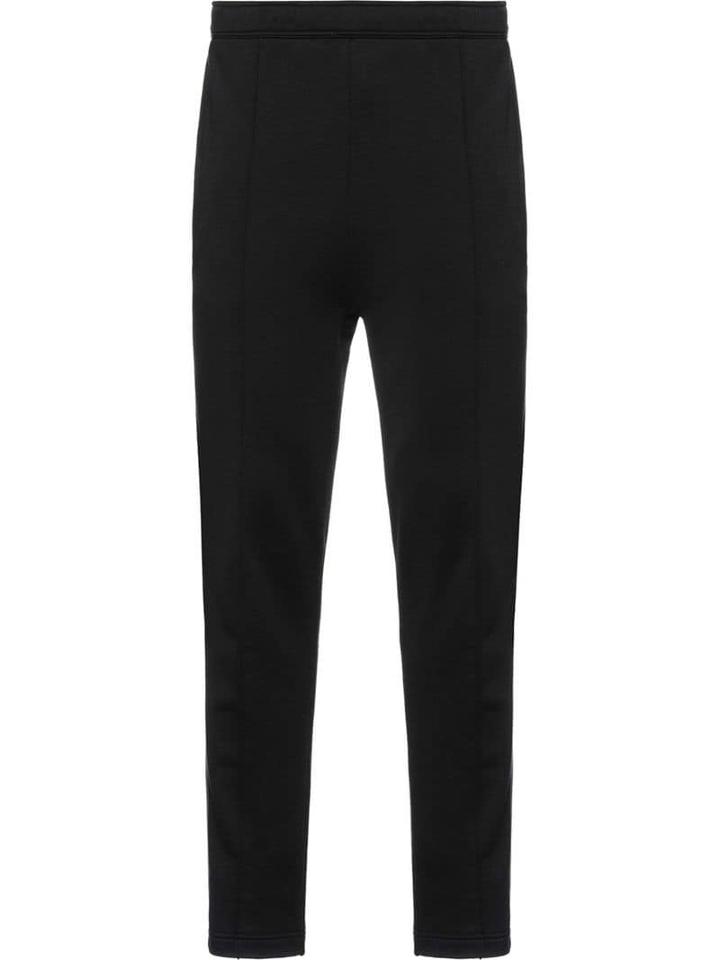 Prada Logo Fleece Trousers - Black