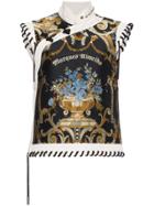 Marques'almeida Silk Floral Brocade Top - Black