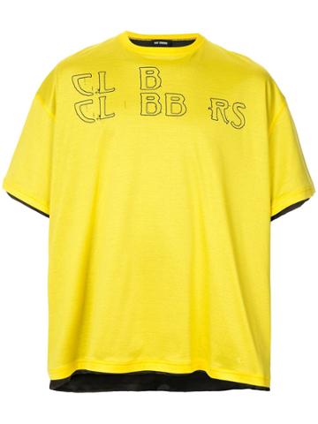 Raf Simons Clubbers Print T-shirt - Yellow