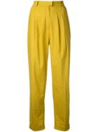 N Duo Tailored Trousers, Women's, Size: 36, Yellow/orange, Linen/flax