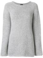 Iris Von Arnim Oversized Sweater - Grey